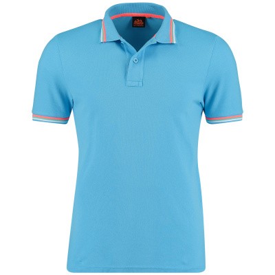 Afbeelding van Sundek M779PLJ6500 heren polo blauw