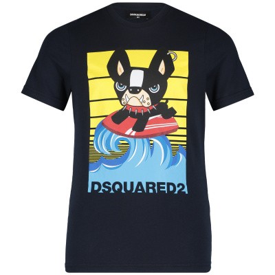 Afbeelding van Dsquared2 DQ03A1 kinder t-shirt navy