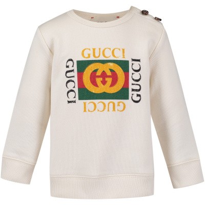 Afbeelding van Gucci 497819 baby trui off white