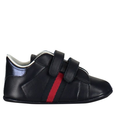 Afbeelding van Gucci 500852 babysneakers navy