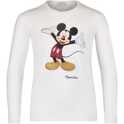 Afbeelding van MonnaLisa 192603S5 kinder t-shirt off white