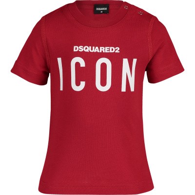 Afbeelding van Dsquared2 DQ03G1 baby t-shirt rood