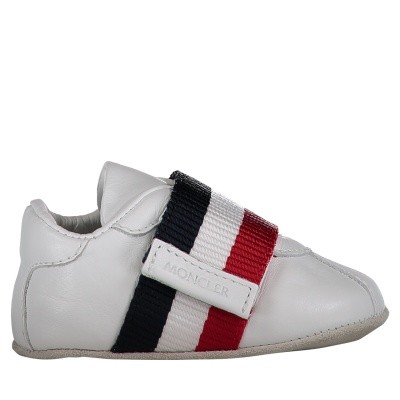 Afbeelding van Moncler 0042700 babysneakers wit
