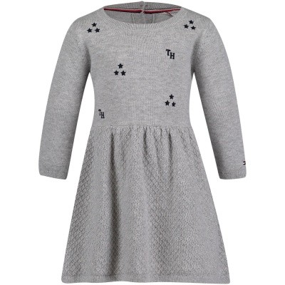 Afbeelding van Tommy Hilfiger KG0KG03939B babyjurkje grijs