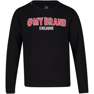 Afbeelding van My Brand BMBSW001G3010 kindertrui zwart
