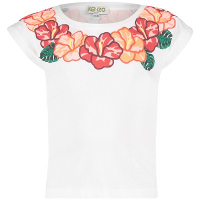Afbeelding van Kenzo KN10048BB baby t-shirt wit