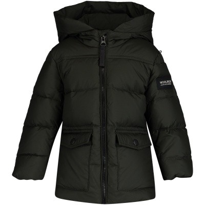 Afbeelding van Woolrich WKCPS2064 babyjas donker groen