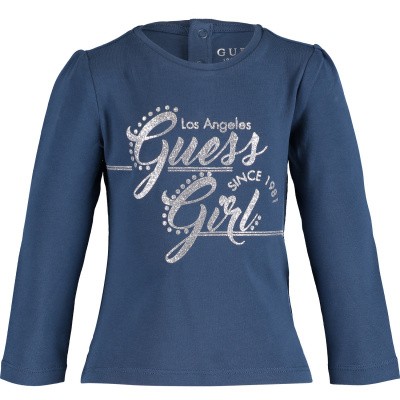 Afbeelding van Guess A91I00 baby t-shirt blauw