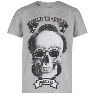 Afbeelding van My Brand BMBTS001GM032 kinder t-shirt grijs