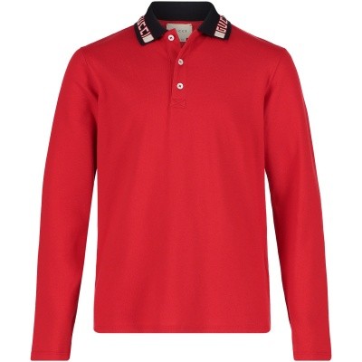 Afbeelding van Gucci 533011 kinder polo rood