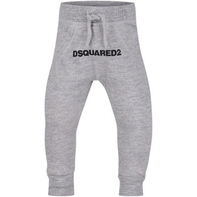 Afbeelding van Dsquared2 DQ031N babybroekje grijs