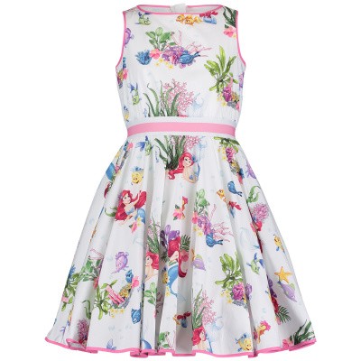 Afbeelding van MonnaLisa 113930 kinderjurk wit