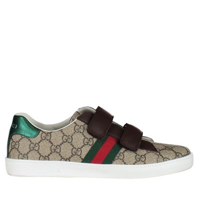 Afbeelding van Gucci 463091 kindersneakers bruin