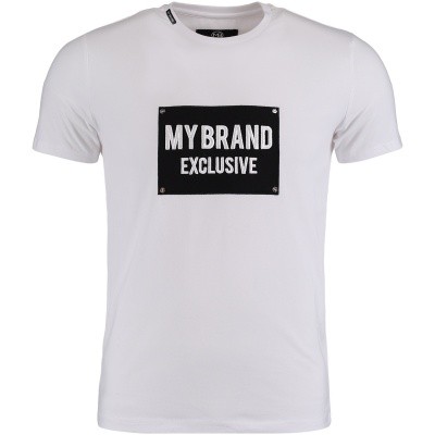Afbeelding van My Brand MMBTS032GM005 heren t-shirt wit
