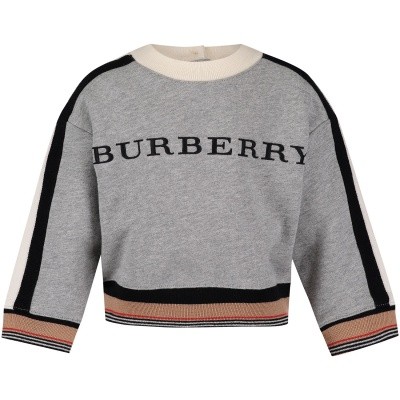Afbeelding van Burberry 8001724 baby trui grijs