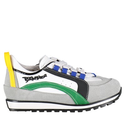 Afbeelding van Dsquared2 59683 kindersneakers wit/groen