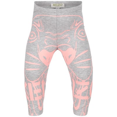 Afbeelding van Kenzo KN24017 baby legging licht grijs