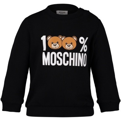 Afbeelding van Moschino MTF00T baby trui zwart