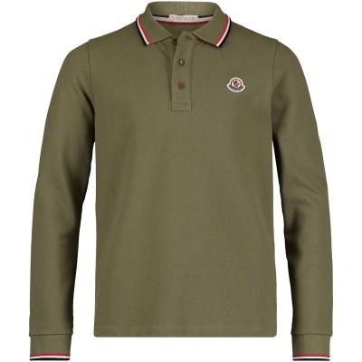 Afbeelding van Moncler 8305505 kinder polo army