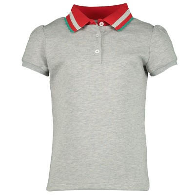 Picture of Gucci 543997 kids polo shirt grey