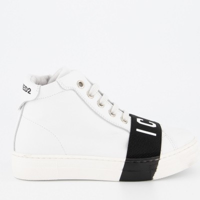 Dsquared2 62360 kindersneakers wit Afbeelding van Dsquared2 62360 kindersneakers wit