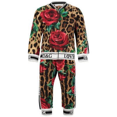 Afbeelding van Dolce & Gabbana L2JY06 baby joggingpak panter