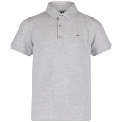 Afbeelding van Tommy Hilfiger KB0KB04527 kinder polo grijs