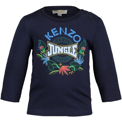 Afbeelding van Kenzo KM10547 baby t-shirt navy