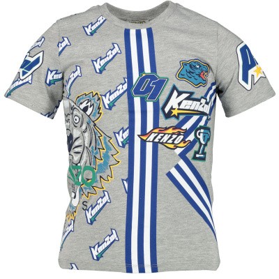 Afbeelding van Kenzo KN10548 kinder t-shirt grijs