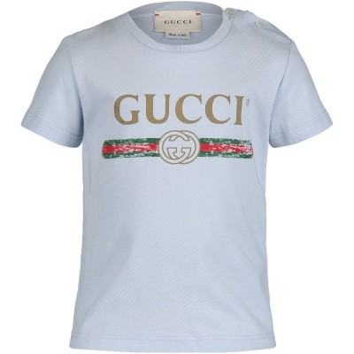 Afbeelding van Gucci 504121 baby t-shirt licht blauw