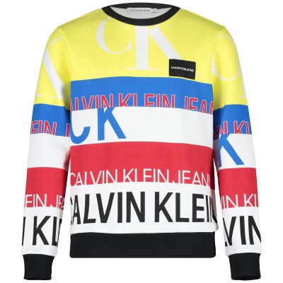 Afbeelding van Calvin Klein IB0IB00117 kindertrui wit