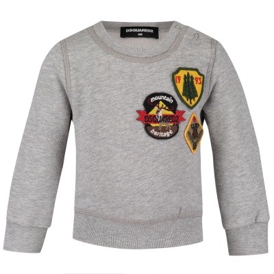 Afbeelding van Dsquared2 DQ031S baby trui grijs