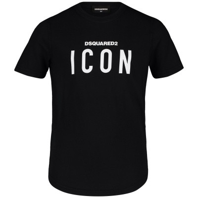 Afbeelding van Dsquared2 DQ02M8 kinder t-shirt zwart