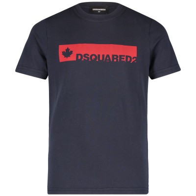 Afbeelding van Dsquared2 DQ02UT kinder t-shirt navy