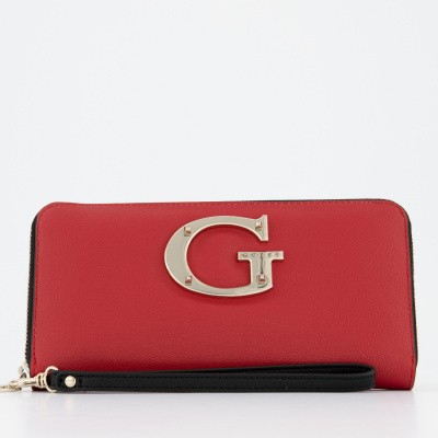 Guess SWVG7400460 dames portemonnee rood Afbeelding van Guess SWVG7400460 dames portemonnee rood