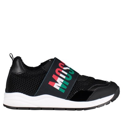 Afbeelding van Moschino 12013696 kindersneakers zwart