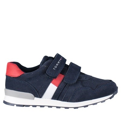 Afbeelding van Tommy Hilfiger T1B430075 kindersneakers navy