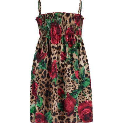 Afbeelding van Dolce & Gabbana L5JD0G kinderjurk panter
