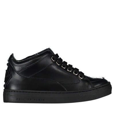 Afbeelding van Philipp Plein BSC0074 kindersneakers zwart