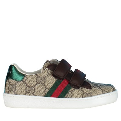 Afbeelding van Gucci 463088 kindersneakers bruin