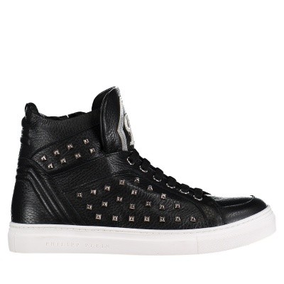 Afbeelding van Philipp Plein BSC0055 B kindersneakers zwart