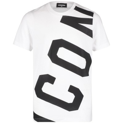 Afbeelding van Dsquared2 DQ038T kinder t-shirt wit