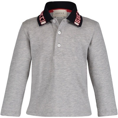Afbeelding van Gucci 535710 baby polo grijs