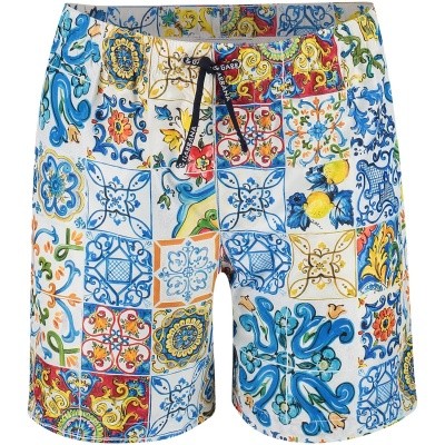 Afbeelding van Dolce & Gabbana L4U832 kinder zwemkleding wit