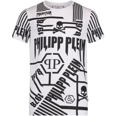 Afbeelding van Philipp Plein BTK0560 kinder t-shirt wit