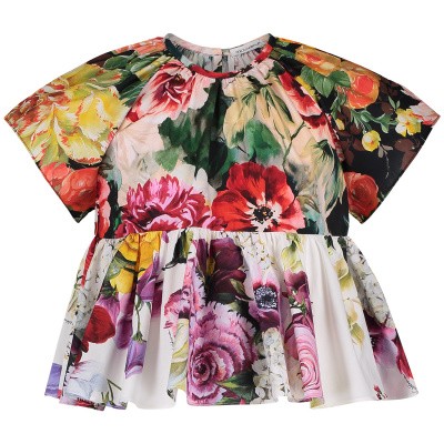 Afbeelding van Dolce & Gabbana L53S91 kinder t-shirt wit