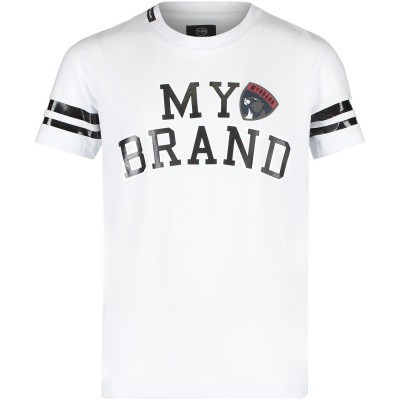 Afbeelding van My Brand BMBTS001G3036 kinder t-shirt wit