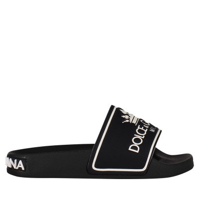 Afbeelding van Dolce & Gabbana DD0318 kinderslippers zwart