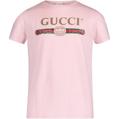 Afbeelding van Gucci 503628 kinder t-shirt licht roze