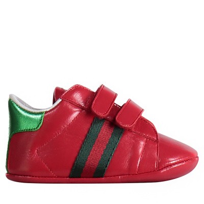 Afbeelding van Gucci 500852 babysneakers rood